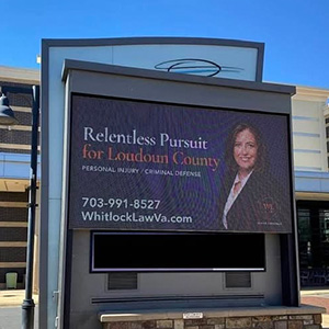 Whitlock Law Billboard Campaign Featured at One Loudoun